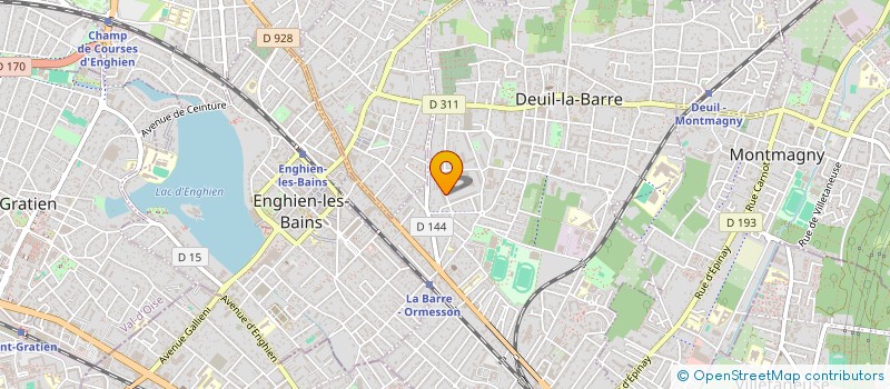 localisation de l'entreprise SCI A.S.JM  DEUIL-LA-BARRE