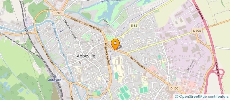 localisation de l'entreprise SCI A.S.L. à ABBEVILLE