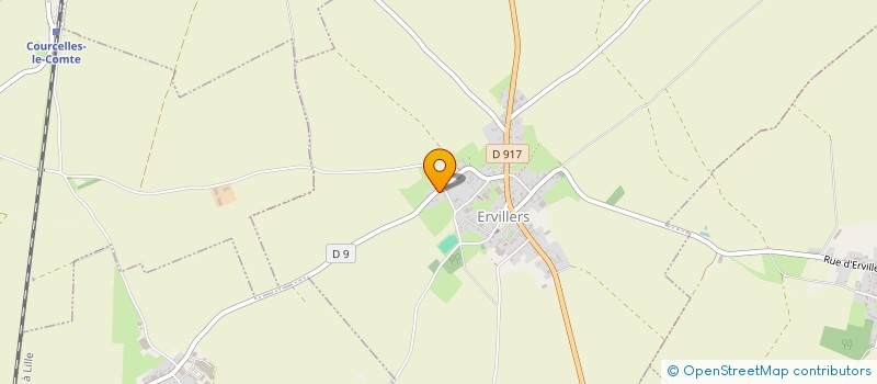 localisation de l'entreprise SCI A.S.M  ERVILLERS
