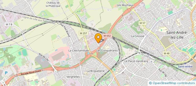 localisation de l'entreprise SCI A.S.M.J à LAMBERSART