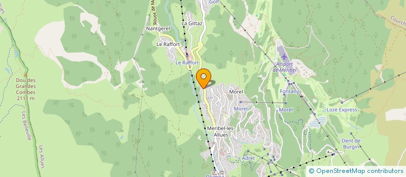 localisation de l'entreprise SCI A S N F à LES ALLUES