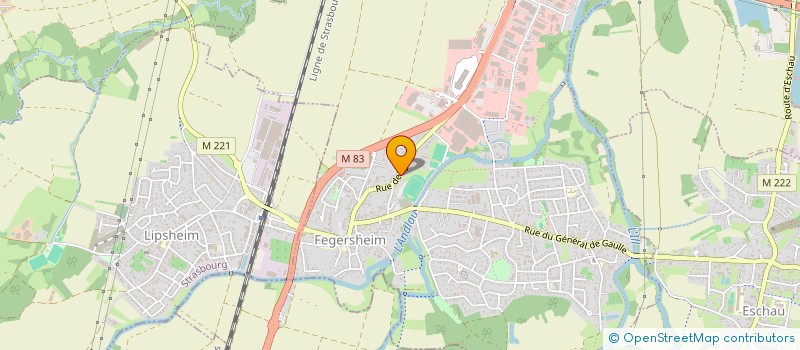 localisation de l'entreprise SCI A.S.P  FEGERSHEIM