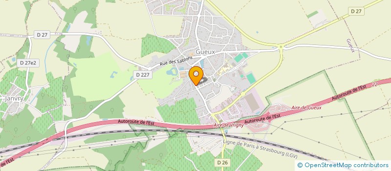 localisation de l'entreprise SCI  A.S.R.P.L  GUEUX