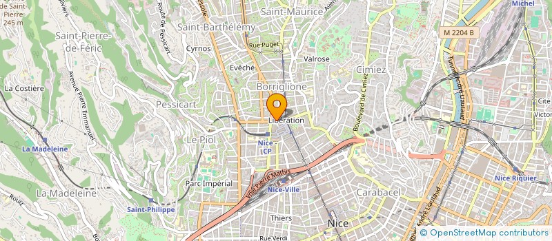 localisation de l'entreprise SCI A SOLENZARA à NICE