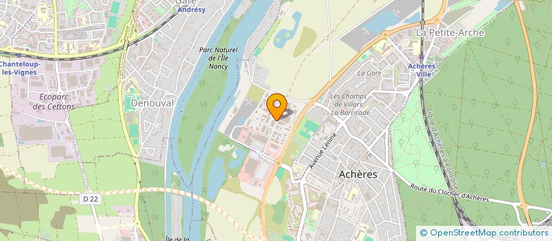 localisation de l'entreprise SCI A STRASMONTANA  ACHERES