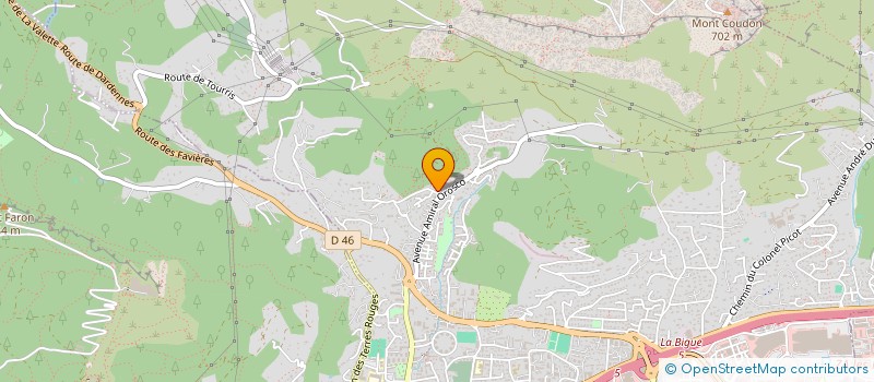 localisation de l'entreprise SCI A&T  LA VALETTE DU VAR