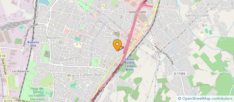 localisation de l'entreprise SCI A.T.C.  CARBON-BLANC