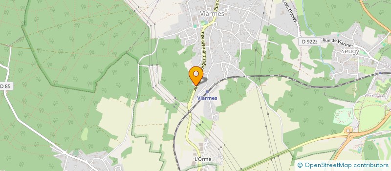 localisation de l'entreprise SCI A.T.F.  VIARMES