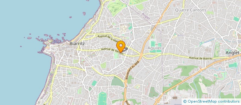 localisation de l'entreprise SCI A&T IMMO BIARRITZ à BIARRITZ
