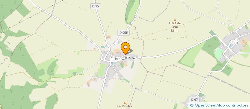 localisation de l'entreprise SCI  A.T IMMOBILIER  FLUY