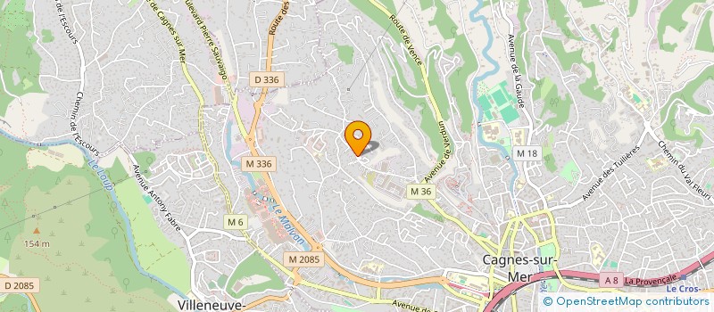localisation de l'entreprise SCI A.T.M à CAGNES-SUR-MER