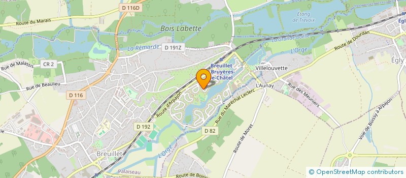 localisation de l'entreprise SCI A.T.M  BREUILLET