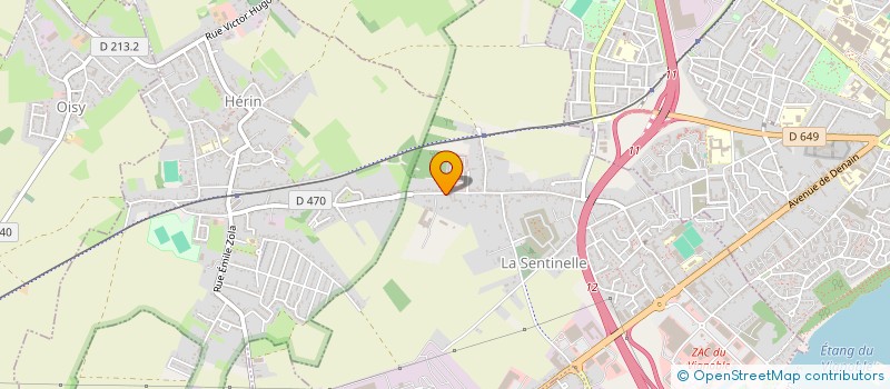 localisation de l'entreprise SCI A T M O  LA SENTINELLE