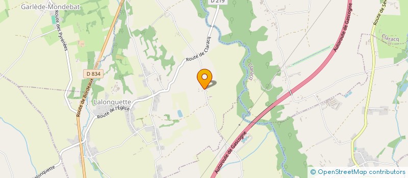 localisation de l'entreprise SCI A.T.S.  LALONQUETTE