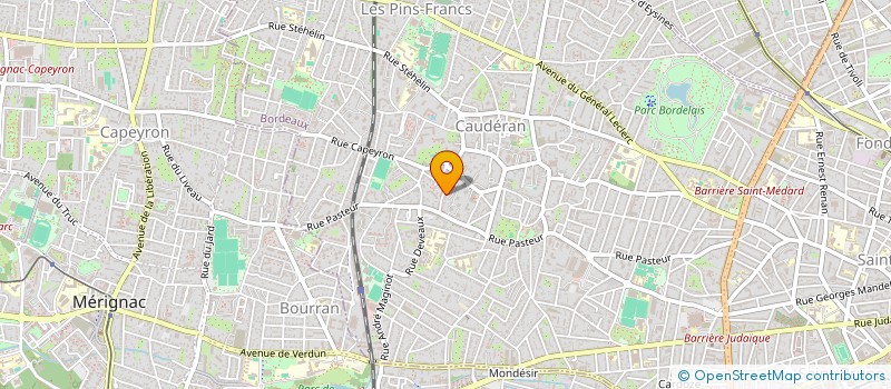 localisation de l'entreprise SCI A.T.S.  BORDEAUX