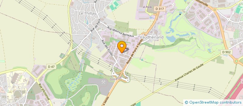 localisation de l'entreprise SCI A.T.S.I  LE THILLAY