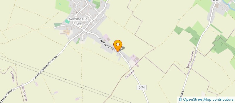 localisation de l'entreprise SCI A TOUTES POMPES à AVESNES-LE-SEC