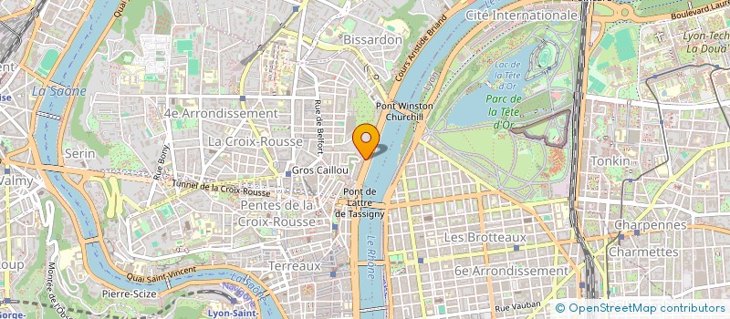 localisation de l'entreprise SCI A - TRIBUT  LYON