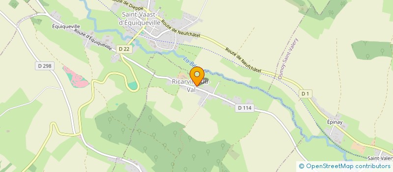 localisation de l'entreprise SCI A.U.M.A.P.I  RICARVILLE-DU-VAL