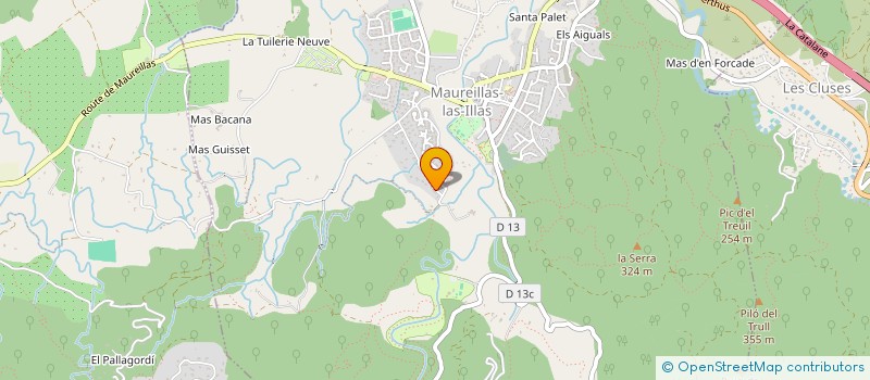 localisation de l'entreprise SCI A.V.E.PALATIUM  MAUREILLAS-LAS-ILLAS