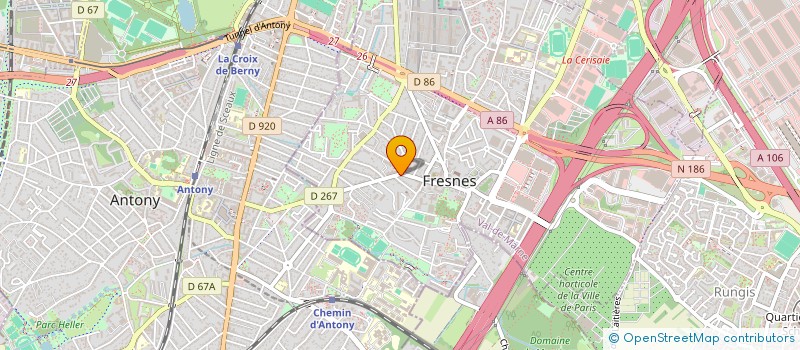 localisation de l'entreprise SCI A.V.K  FRESNES