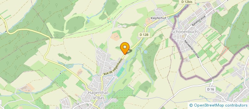 localisation de l'entreprise SCI A.V.S.  HESINGUE