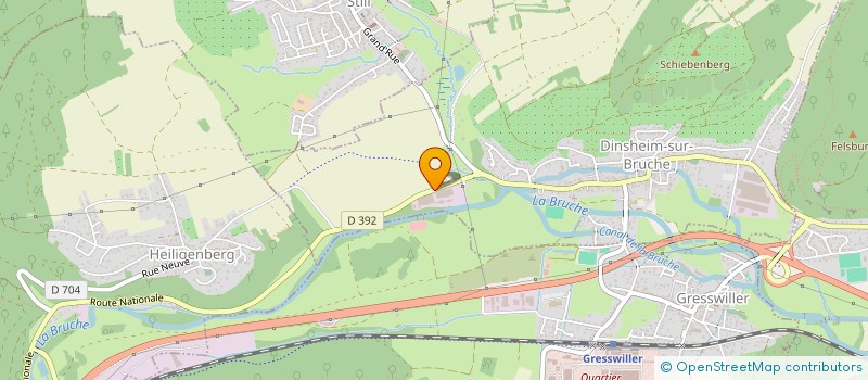 localisation de l'entreprise SCI A.V.V.  DINSHEIM-SUR-BRUCHE