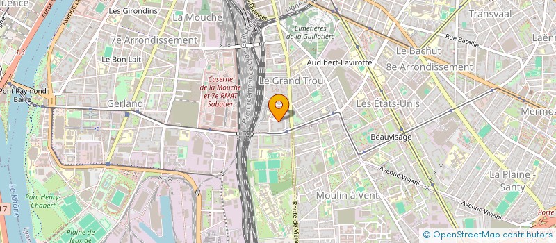 localisation de l'entreprise SCI A.V.V.S.  LYON