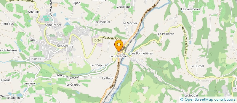 localisation de l'entreprise SCI A VOIR  SAINT-JULIEN-SUR-BIBOST