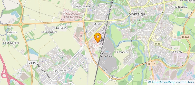 localisation de l'entreprise SCI A.Y.D. 85 à MONTAIGU-VENDEE