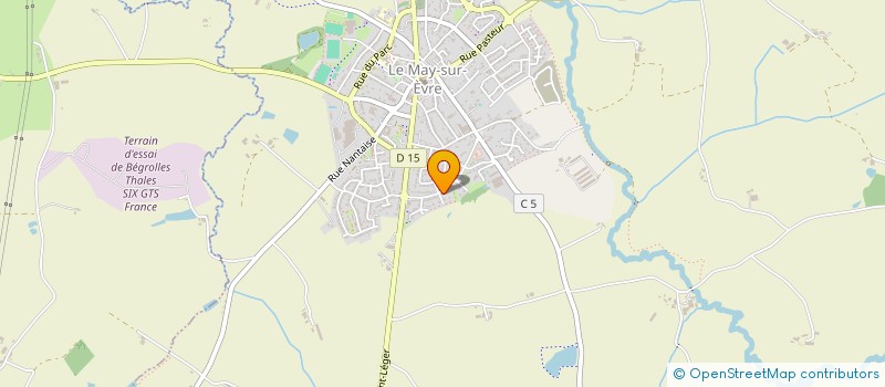 localisation de l'entreprise SCI A.Y.D.A  LE MAY-SUR-EVRE