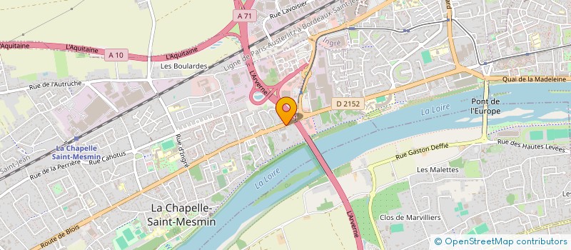 localisation de l'entreprise SCI A.Y. LEMOINE à LA CHAPELLE-SAINT-MESMIN