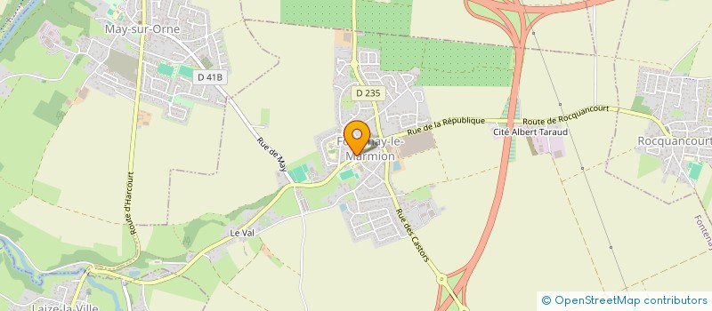 localisation de l'entreprise SCI A.Z. à FONTENAY-LE-MARMION