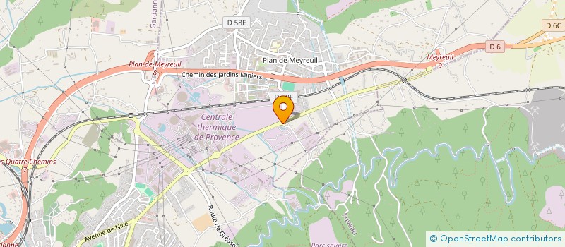 localisation de l'entreprise SCI A.Z  MEYREUIL