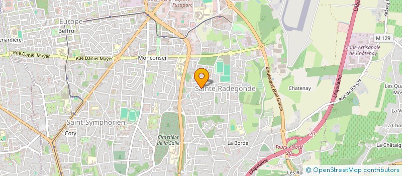 localisation de l'entreprise SCI A17 - LE BROOKLYN  TOURS