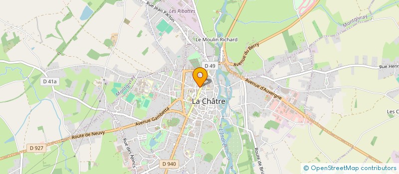 localisation de l'entreprise SCI A2 à LA CHATRE