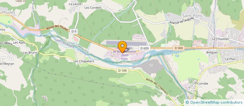 localisation de l'entreprise SCI A2  SAINT-PONS