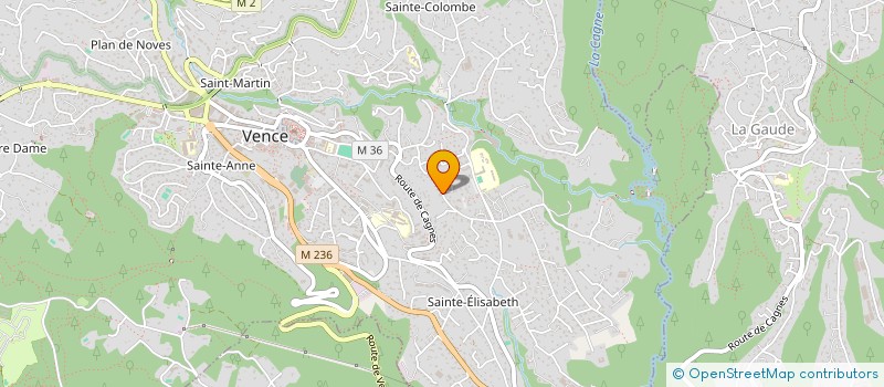 localisation de l'entreprise SCI A2  VENCE