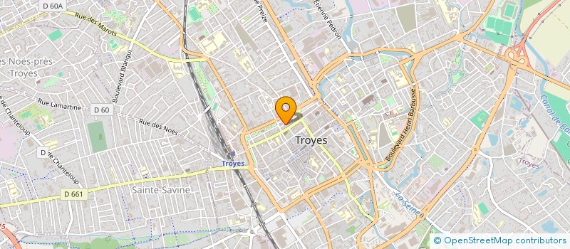 localisation de l'entreprise SCI A2 à TROYES