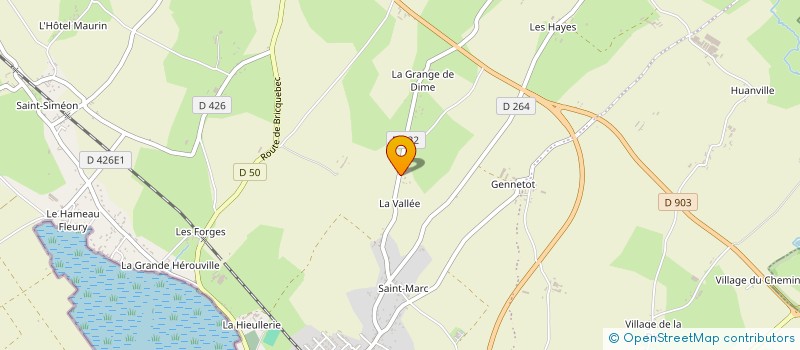 localisation de l'entreprise SCI A2  PORT-BAIL-SUR-MER