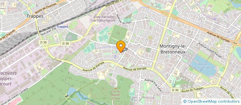 localisation de l'entreprise SCI A2 COULON NANDA  MONTIGNY-LE-BRETONNEUX