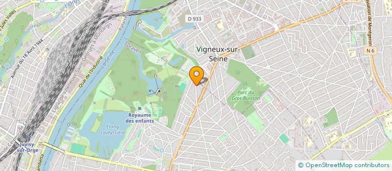 localisation de l'entreprise SCI A2 IMMO à DRAVEIL