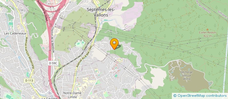 localisation de l'entreprise SCI A2.NLJ à SEPTEMES-LES-VALLONS