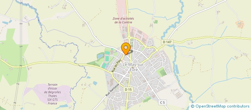 localisation de l'entreprise SCI A2A  LE MAY-SUR-EVRE