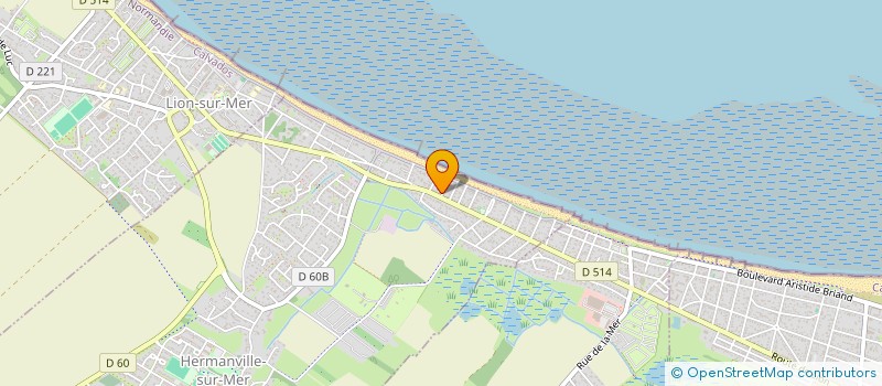 localisation de l'entreprise SCI A2B à HERMANVILLE-SUR-MER