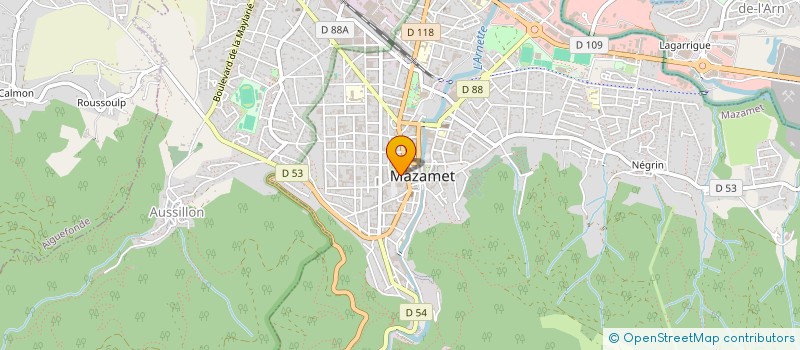 localisation de l'entreprise SCI A2B à MAZAMET