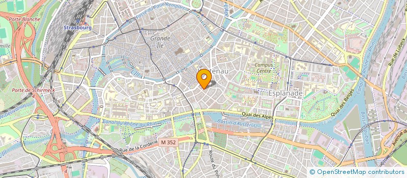 localisation de l'entreprise SCI A2C  STRASBOURG