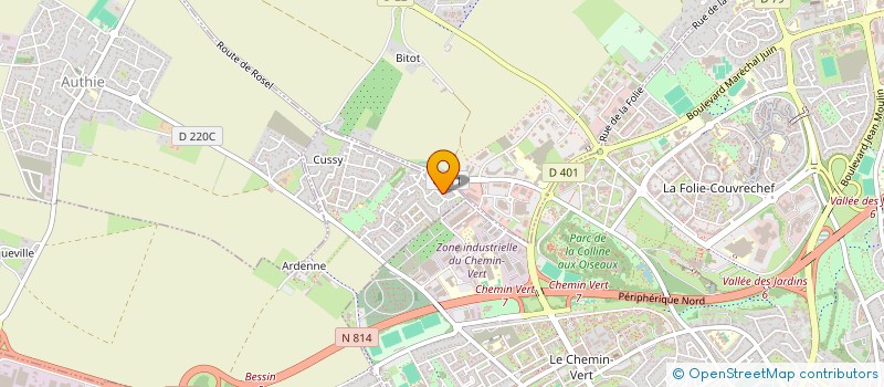 localisation de l'entreprise SCI A2C  SAINT-GERMAIN-LA-BLANCHE-HERBE