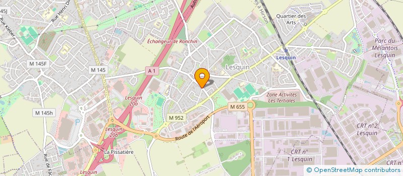 localisation de l'entreprise SCI A2C SOLEIL à LESQUIN