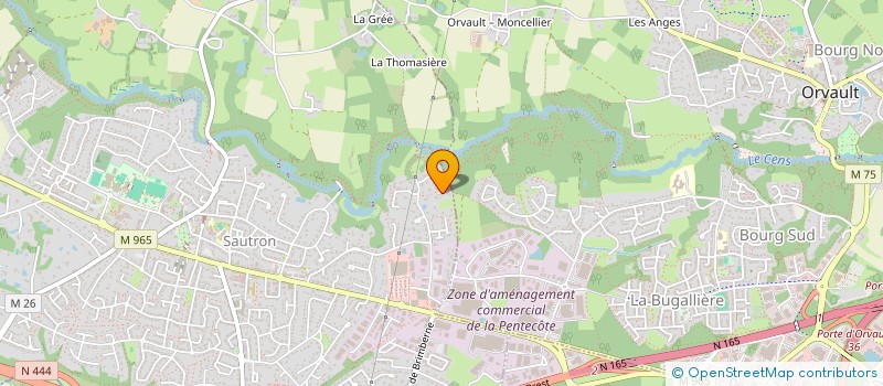 localisation de l'entreprise SCI A2C2  SAUTRON